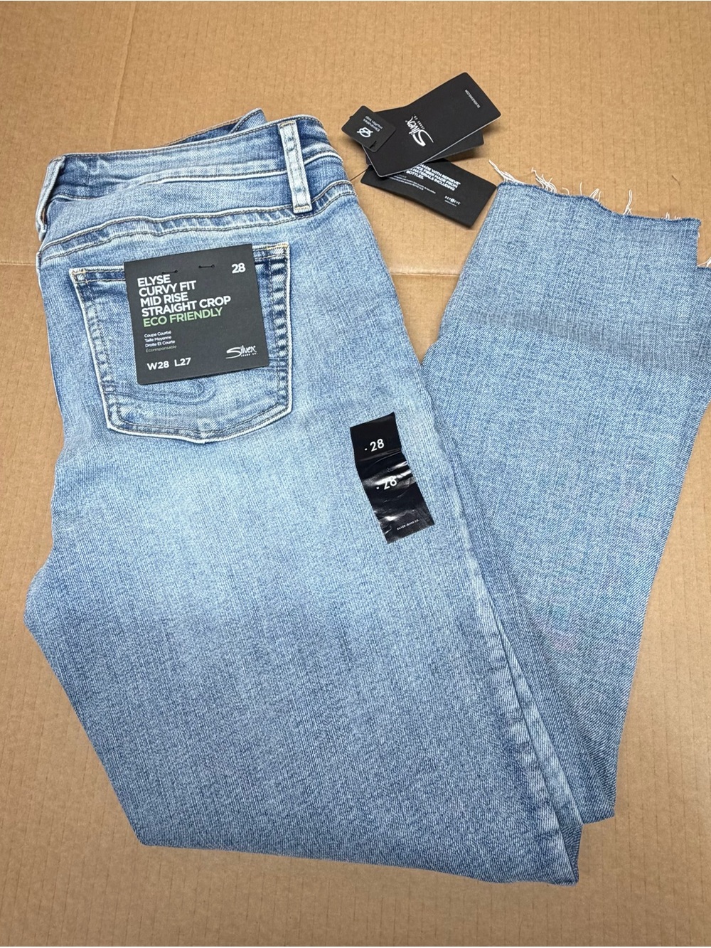 Silver Jeans - Women’s Elyse Curvy Fit Straight Croo